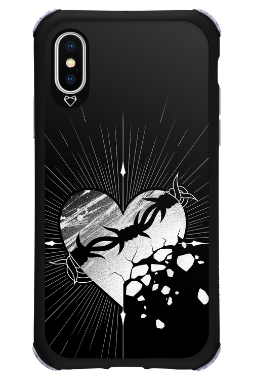 Fehér Szív - Apple iPhone XS