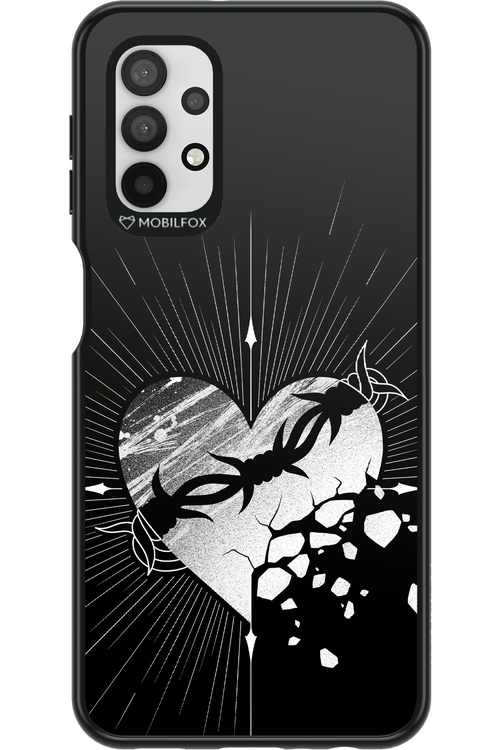 Fehér Szív - Samsung Galaxy A32 5G