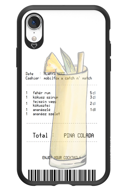 pina colada koktél - Apple iPhone XR