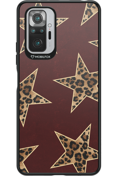 Wild Stars Burgundy - Xiaomi Redmi Note 10 Pro