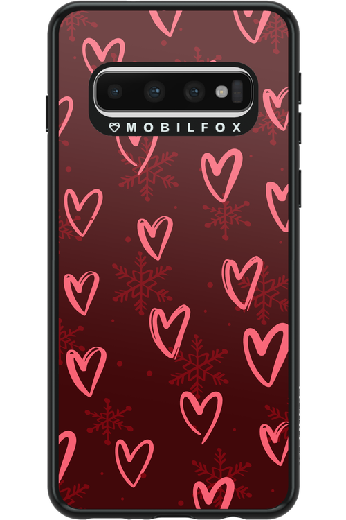 Christmas Hearts - Samsung Galaxy S10