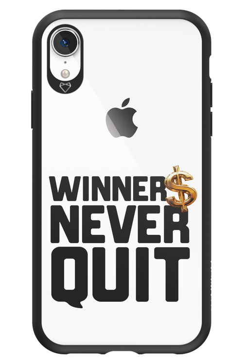 Winners Never Quit - Apple iPhone XR