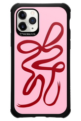 Burgundy Bow - Apple iPhone 11 Pro
