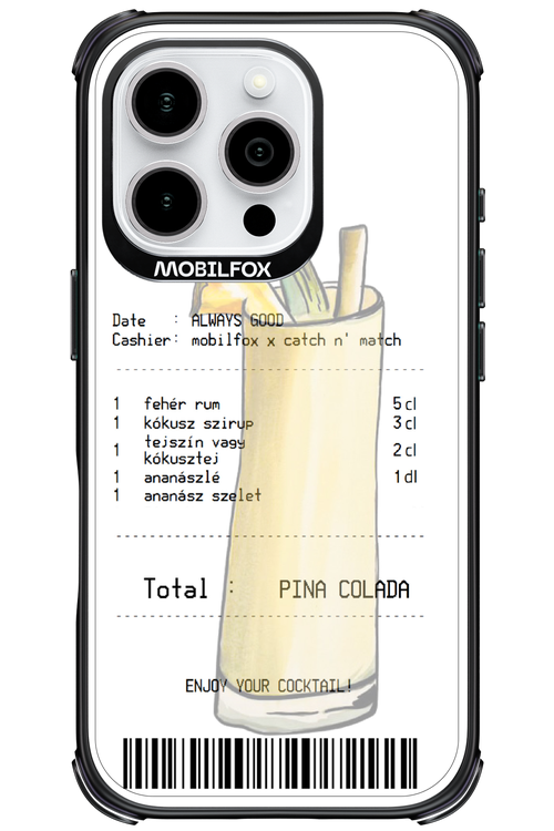 pina colada koktél - Apple iPhone 16 Pro