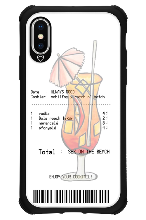 sex on the beach koktél - Apple iPhone X