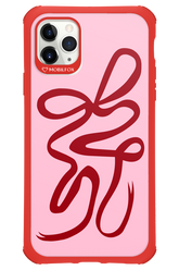 Burgundy Bow - Apple iPhone 11 Pro Max
