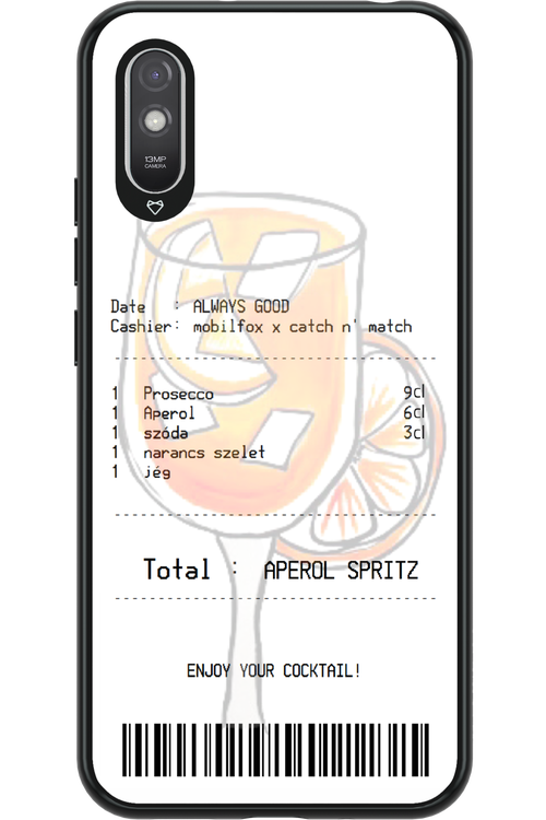 aperol spritz koktél - Xiaomi Redmi 9A