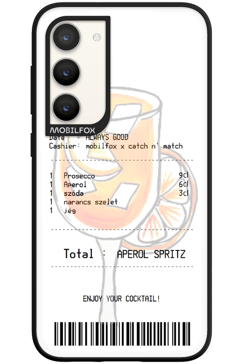 aperol spritz koktél - Samsung Galaxy S23 Plus