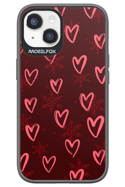 Christmas Hearts - Apple iPhone 14