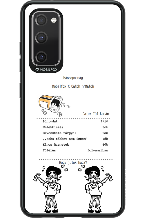 másnaposság - Samsung Galaxy S20 FE