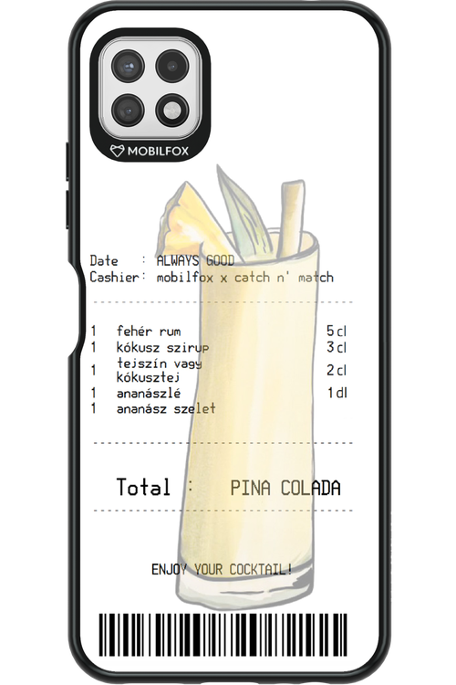 pina colada koktél - Samsung Galaxy A22 5G