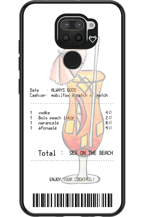 sex on the beach koktél - Xiaomi Redmi Note 9