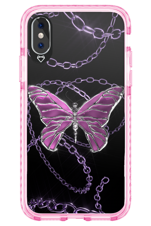 Butterfly Necklace - Apple iPhone X