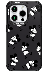 Iconic Mouse (antracite pattern) - Apple iPhone 15 Pro