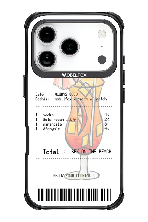 sex on the beach koktél - Apple iPhone 17 Pro