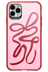 Burgundy Bow - Apple iPhone 11 Pro Max