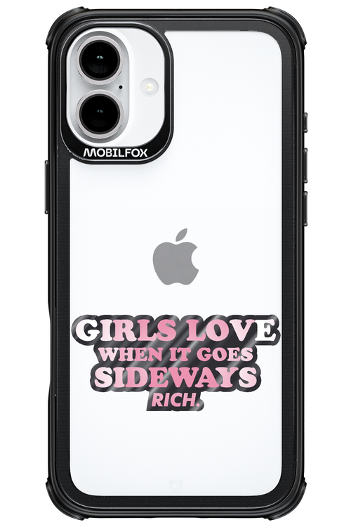 When it goes sideways - Apple iPhone 16 Plus