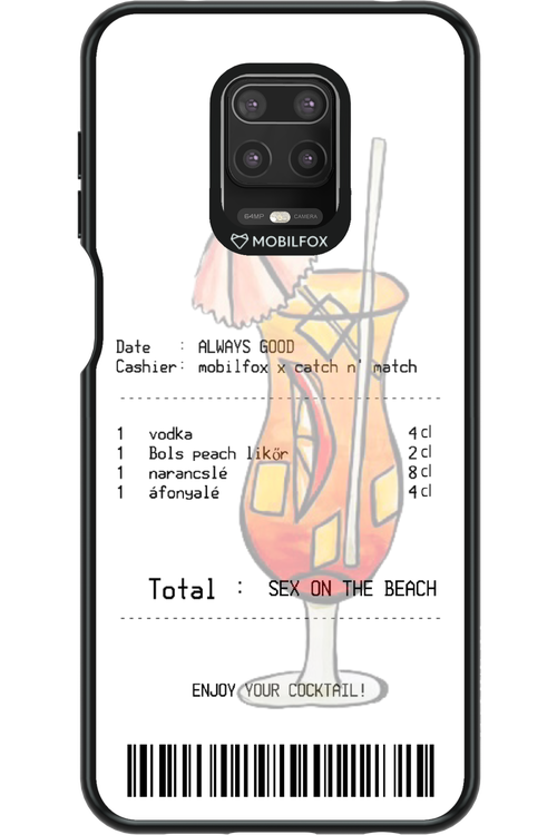 sex on the beach koktél - Xiaomi Redmi Note 9 Pro
