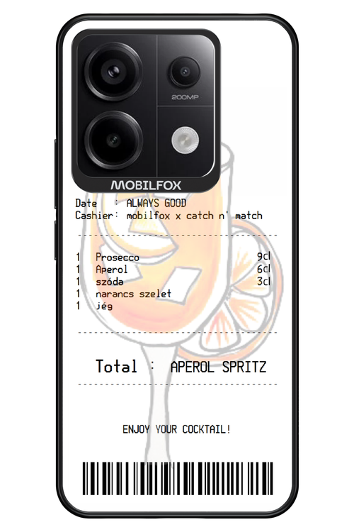 aperol spritz koktél - Xiaomi Redmi Note 13 Pro 5G