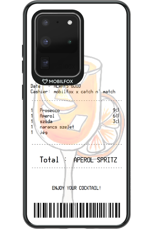 aperol spritz koktél - Samsung Galaxy S20 Ultra 5G
