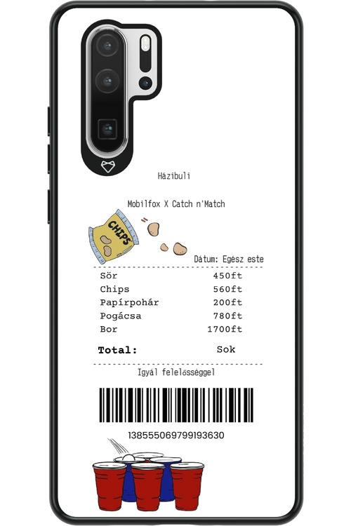 házibuli - Huawei P30 Pro