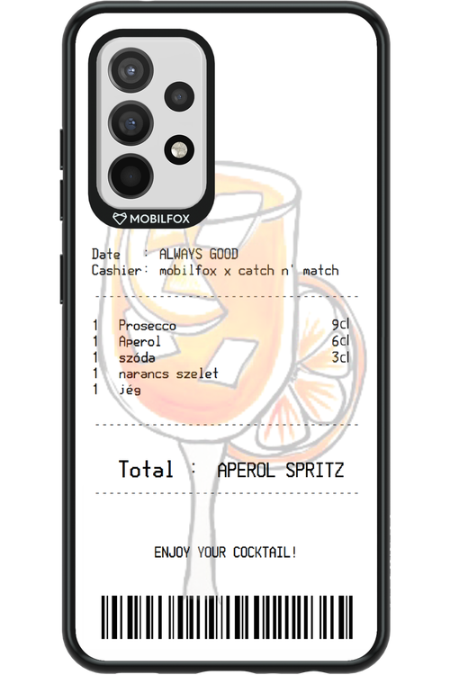 aperol spritz koktél - Samsung Galaxy A52 / A52 5G / A52s