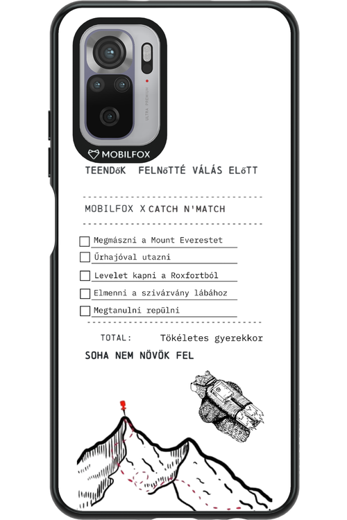 teendők felnőtté válás előtt - Xiaomi Redmi Note 10