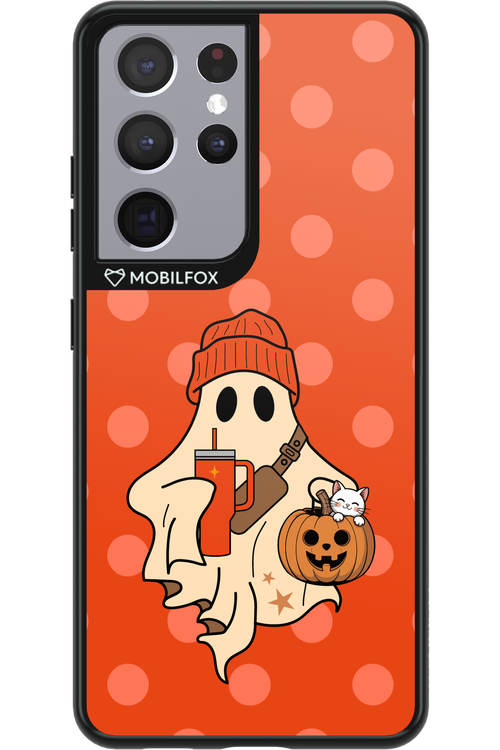 Ghost Girl (Orange) - Samsung Galaxy S21 Ultra