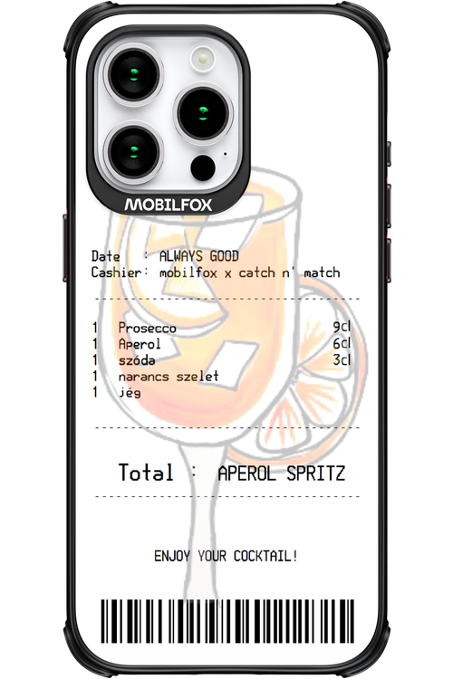 aperol spritz koktél - Apple iPhone 15 Pro Max
