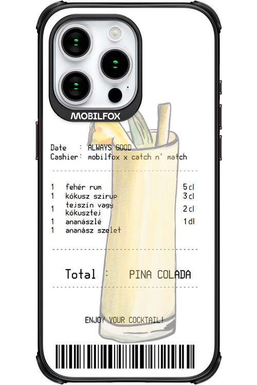 pina colada koktél - Apple iPhone 15 Pro Max