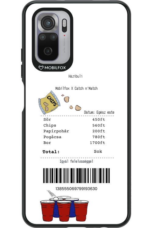 házibuli - Xiaomi Redmi Note 10