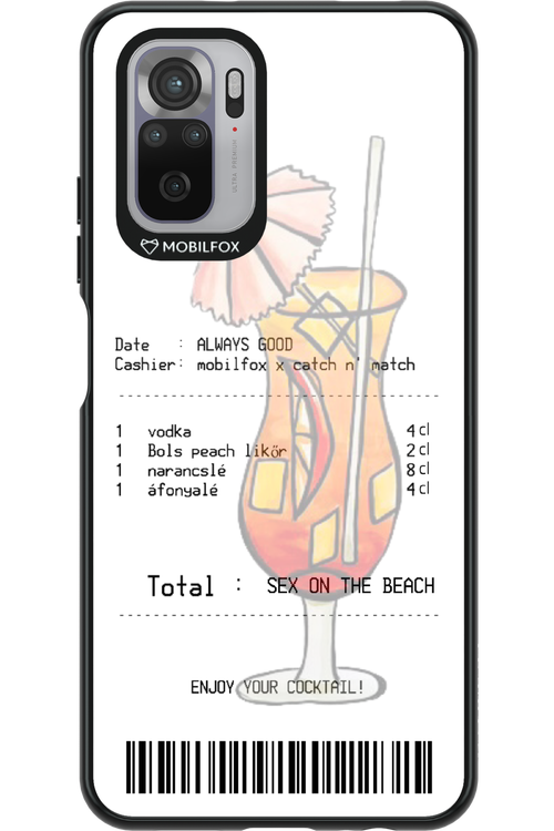 sex on the beach koktél - Xiaomi Redmi Note 10