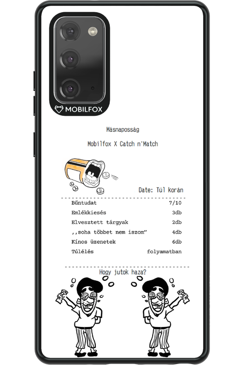 másnaposság - Samsung Galaxy Note 20