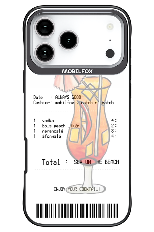 sex on the beach koktél - Apple iPhone 17 Pro Max