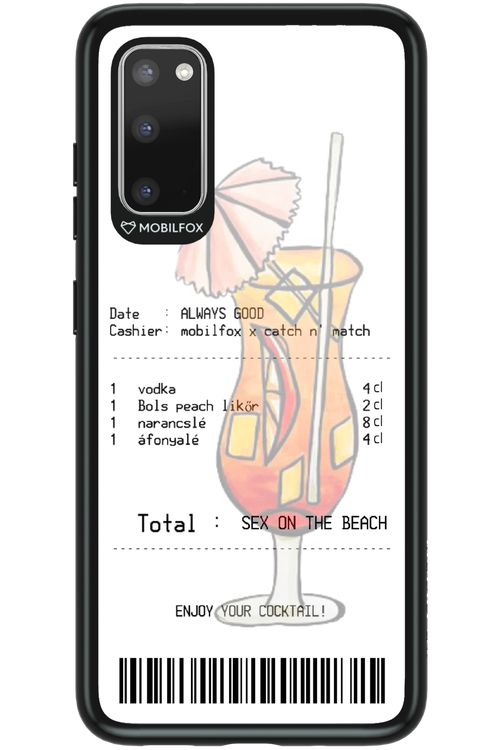 sex on the beach koktél - Samsung Galaxy S20