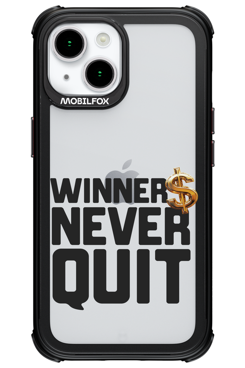 Winners Never Quit - Apple iPhone 15