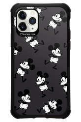 Iconic Mouse (antracite pattern) - Apple iPhone 11 Pro