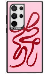 Burgundy Bow - Samsung Galaxy S24 Ultra
