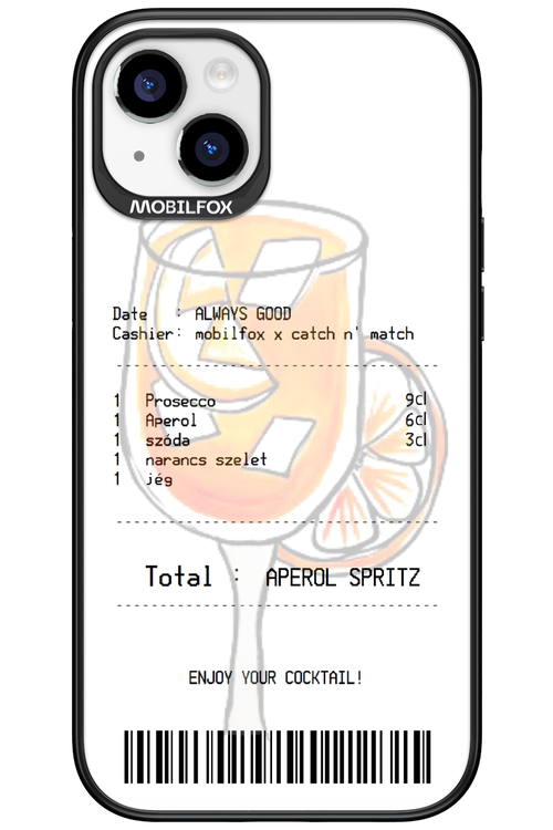 aperol spritz koktél - Apple iPhone 15 Plus