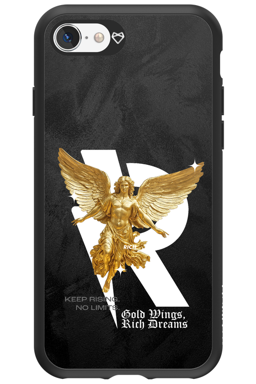 Gold Wings - Apple iPhone 8