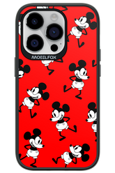 Iconic Mouse (red pattern) - Apple iPhone 14 Pro