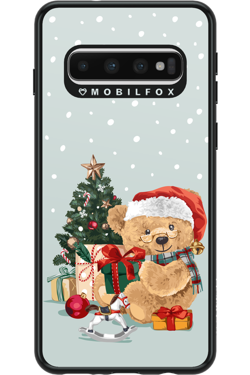 Merry Christmas Bear - Samsung Galaxy S10