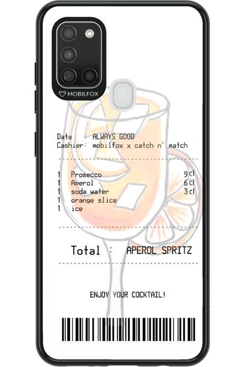 aperol spritz cocktail - Samsung Galaxy A21 S
