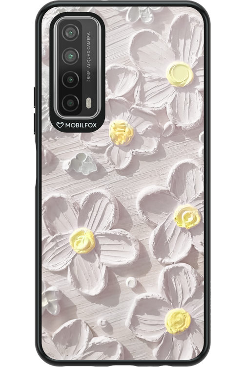 White Flowers - Huawei P Smart 2021