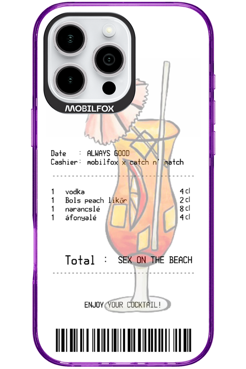 sex on the beach koktél - Apple iPhone 16 Pro Max