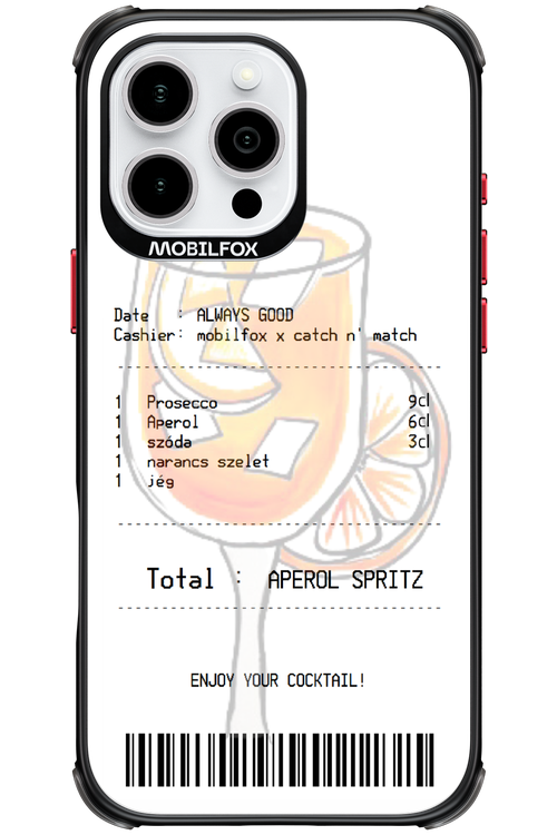 aperol spritz koktél - Apple iPhone 16 Pro Max