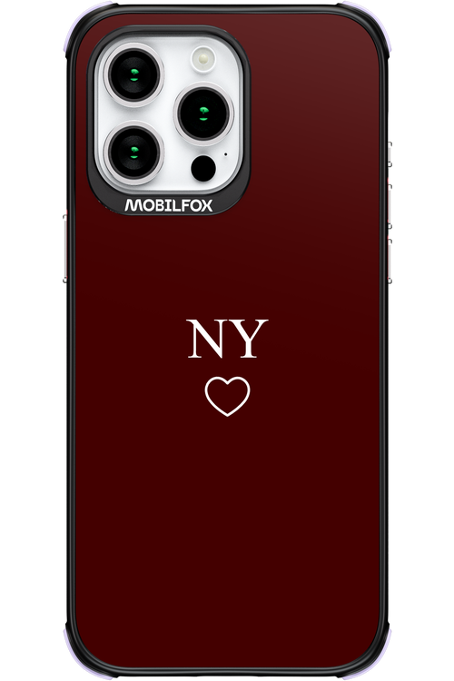 NY Burgundia 2.0 - Apple iPhone 15 Pro Max