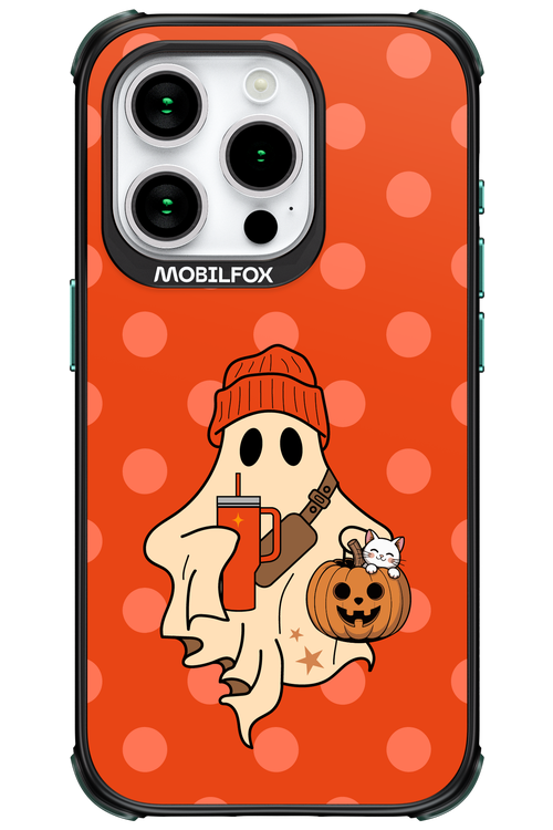 Ghost Girl (Orange) - Apple iPhone 15 Pro