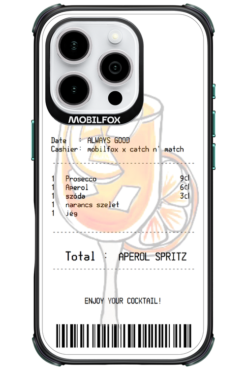 aperol spritz koktél - Apple iPhone 16 Pro