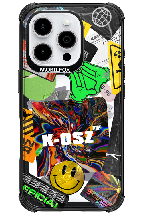 K-osz Sticker Transparent - Apple iPhone 16 Pro